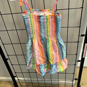 GAP brand toddler rainbow sundress. Size 4. Great condition. Ruffles